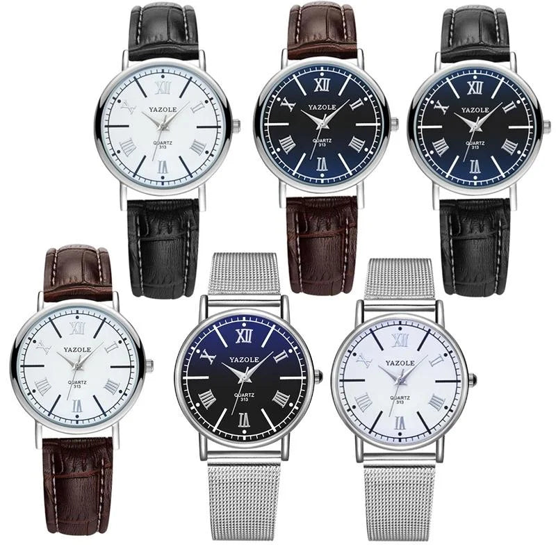 Women Business Quartz Watch with Roman Numeral Dial