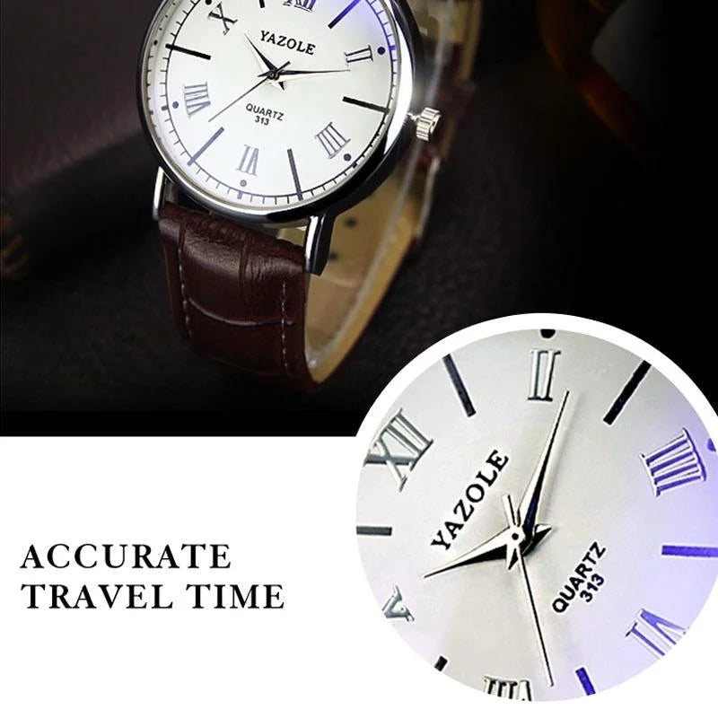Women Business Quartz Watch with Roman Numeral Dial