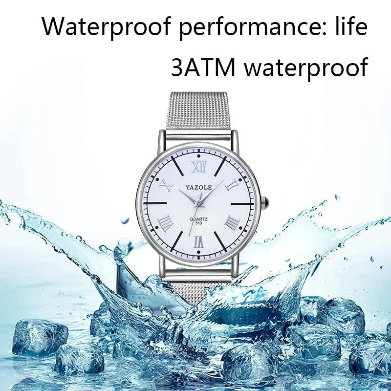Women Business Quartz Watch with Roman Numeral Dial