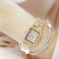 Women Diamond Chain Watch - Elegant and Timeless - Silver