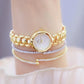 Women Diamond Chain Watch - Elegant Jewelry - Silver