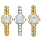 Women Diamond Chain Watch - Elegant Jewelry - Silver