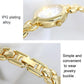 Women Diamond Chain Watch - Elegant Jewelry - Silver