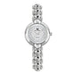 Women Diamond Chain Watch - Elegant Jewelry - Silver