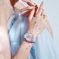 Women’s Butterfly Quartz Watch with Ceramic Steel Strap