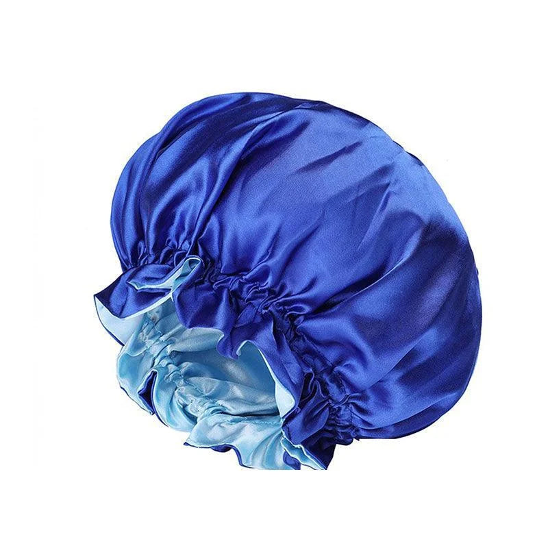 Womens satin sleep with key surfaces and edge shape
