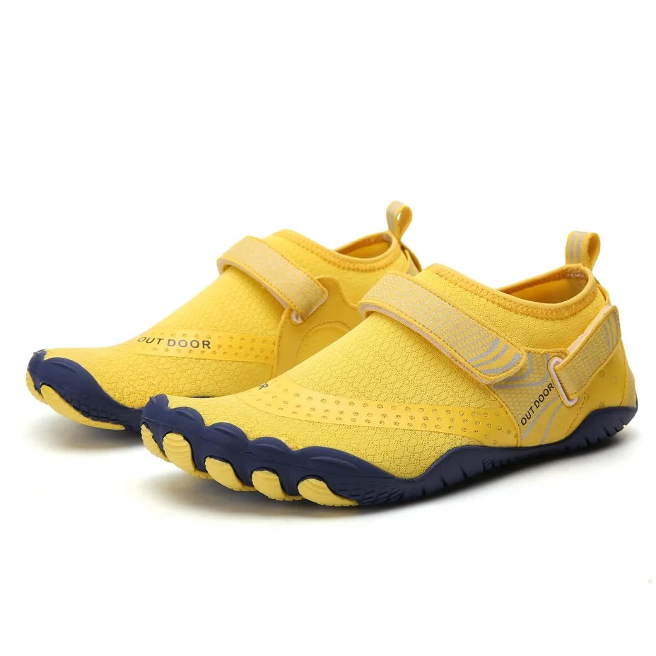Women’s Water Shoes Barefoot Quick Dry Aqua Sports - Yellow