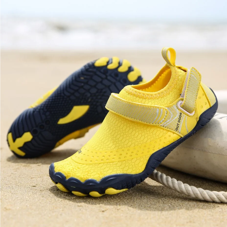 Women’s Water Shoes Barefoot Quick Dry Aqua Sports - Yellow