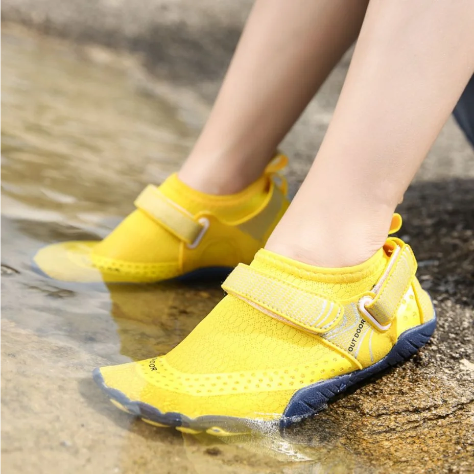 Women’s Water Shoes Barefoot Quick Dry Aqua Sports - Yellow