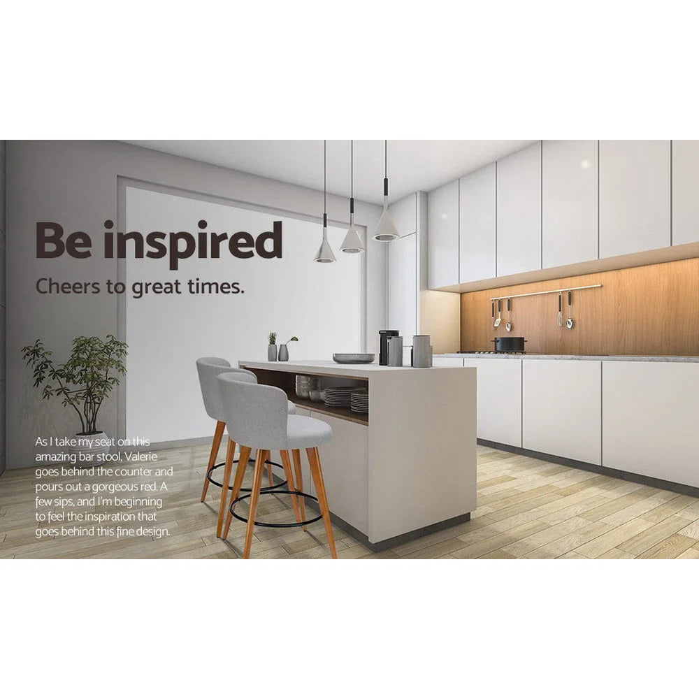 Wooden Bar Stools Set of 4 Modern Bar Stool Kitchen Dining