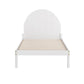 Wooden Bed Frame King Single Size - White DALY - Furniture