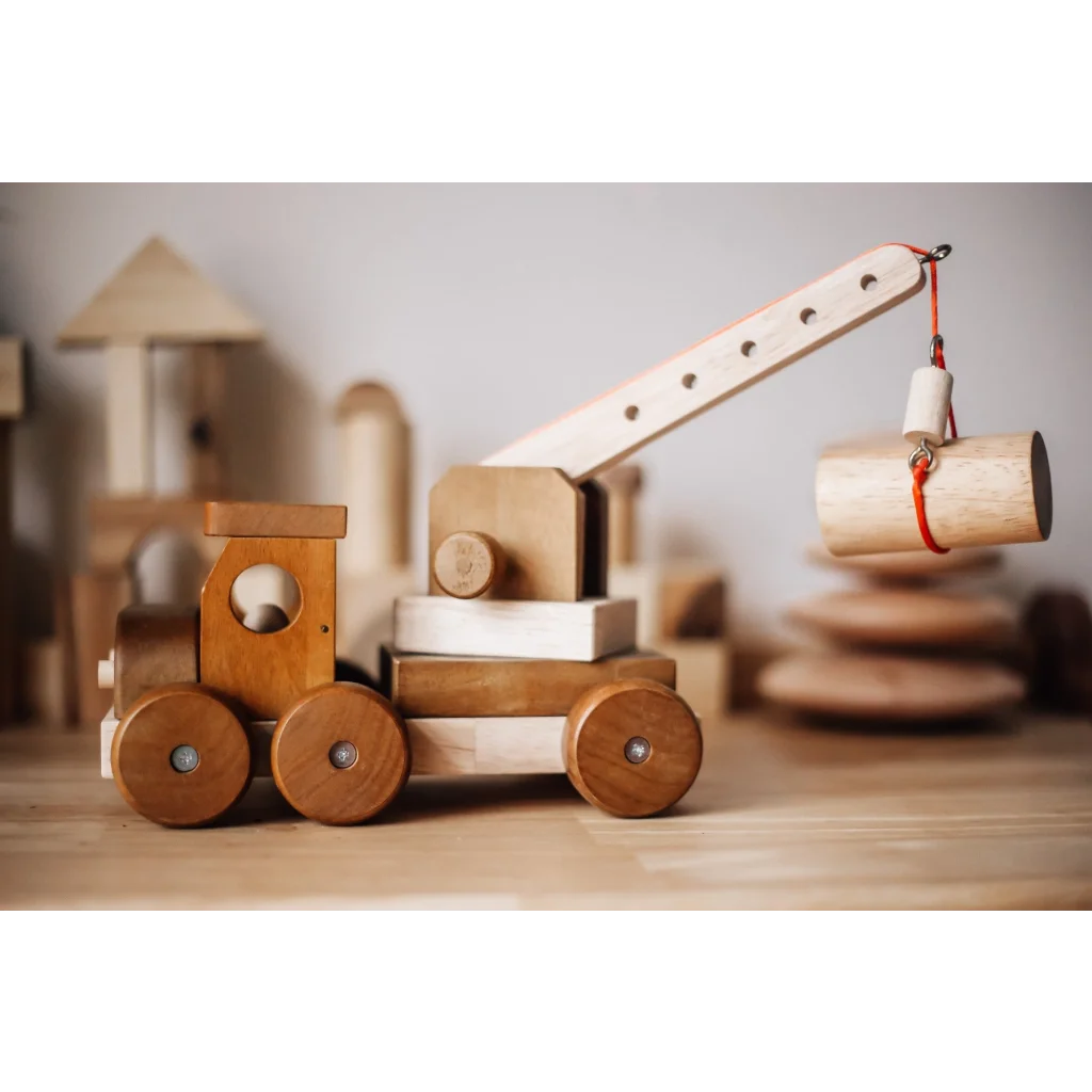 Wooden Crane Toy - Furniture