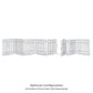 Wooden Dog Pen and Pet Gate Two-Panel Extension - White
