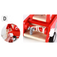 Wooden Fire Truck Red with Ladder and Firemen 3 years+ Fire