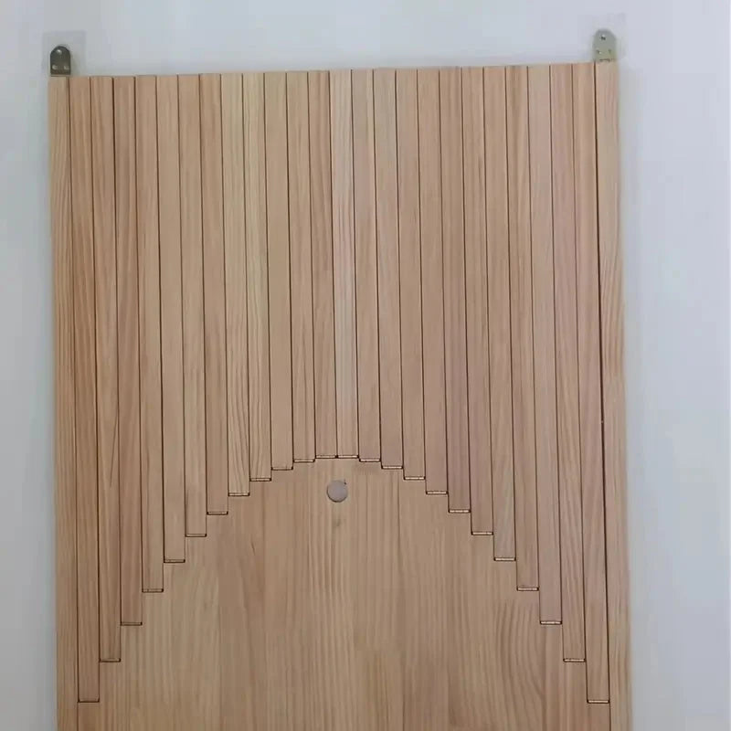 Wooden Folding Table with Creative Hanging Design - Home &
