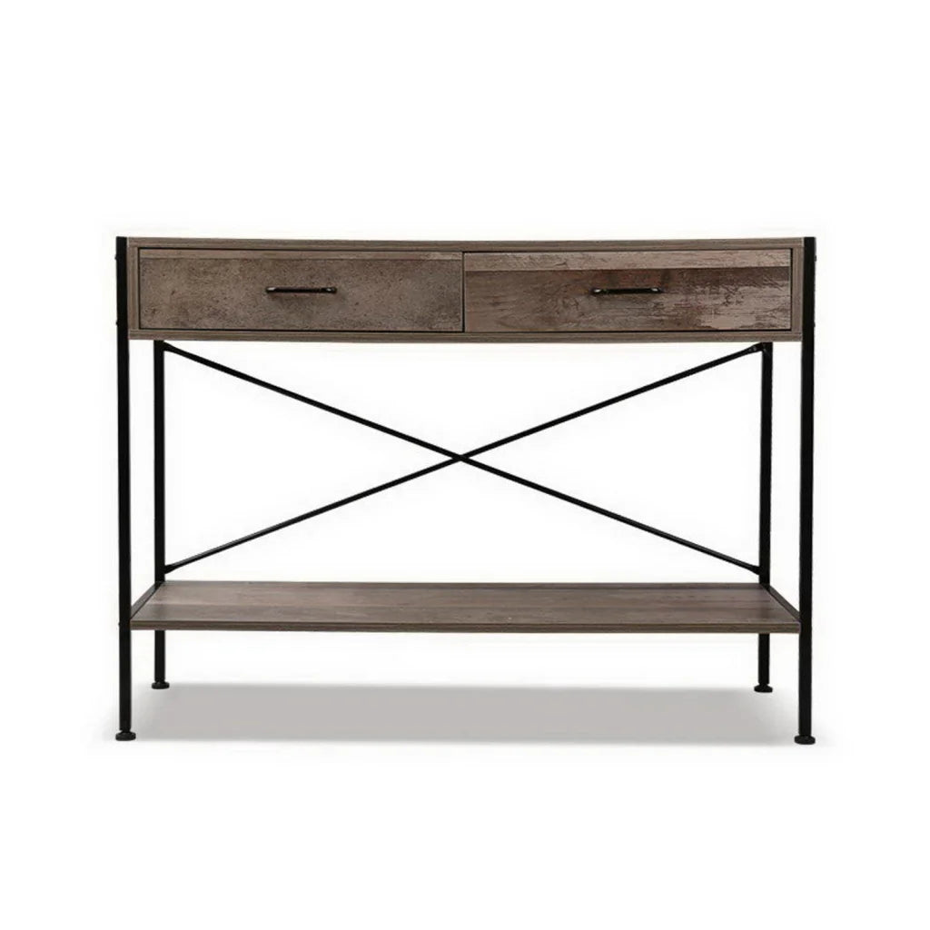 Wooden Hallway Console Table - Wood - Living Room