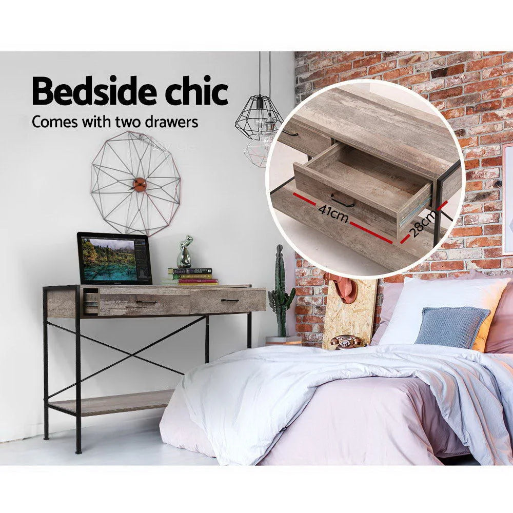 Wooden Hallway Console Table - Wood - Living Room