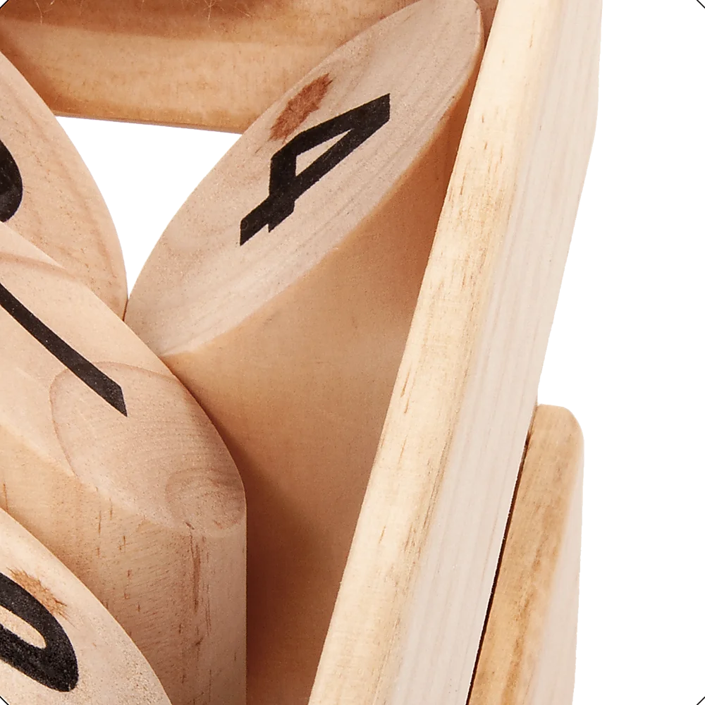 Wooden Number Toss Outdoor Game Set with Carry Case - Games