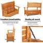 Wooden Outdoor Storage Bench 2-Seater - Garden Furniture