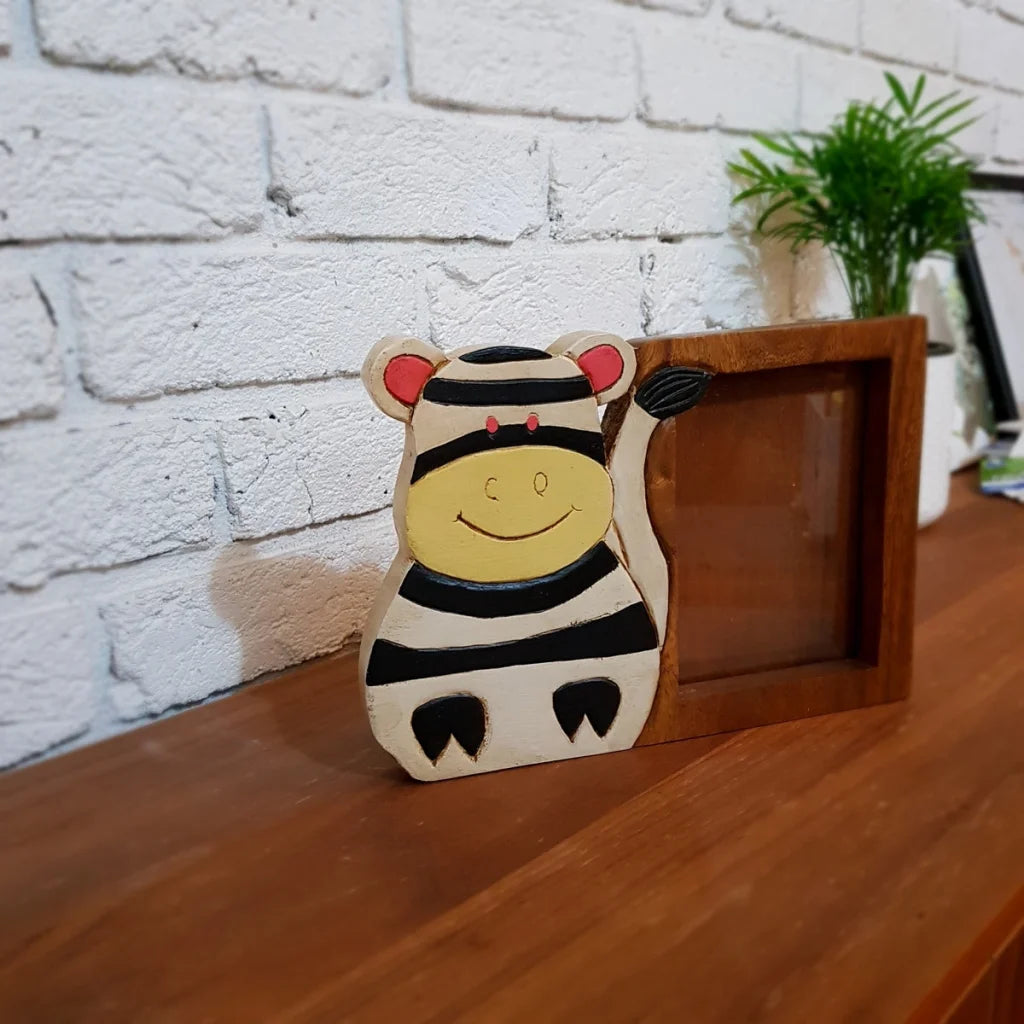 Wooden Photo Frame - Zebra - Home & Garden