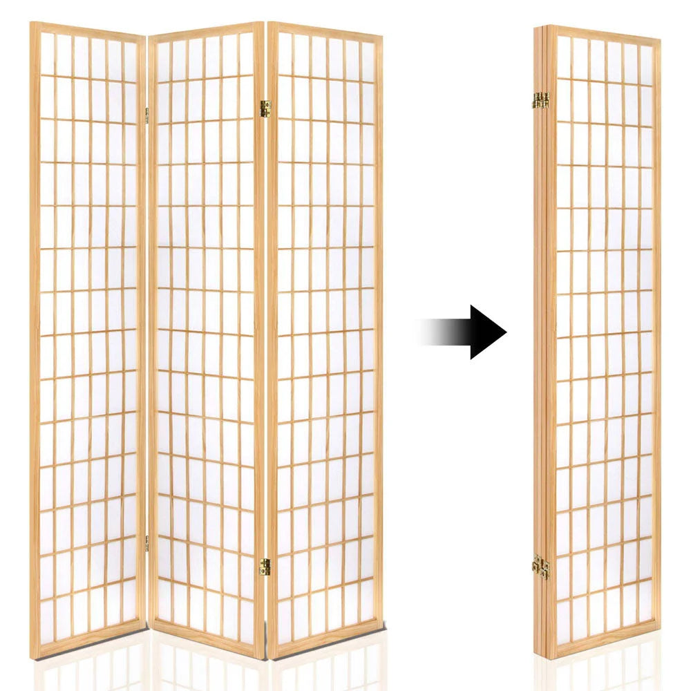 Room divider living with storage shelves and support legs