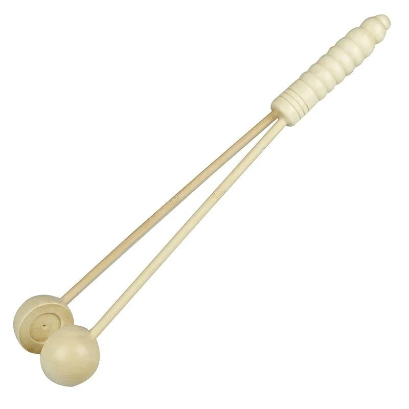 Wooden Smiling Face Knock Back Hammer Multifunctional