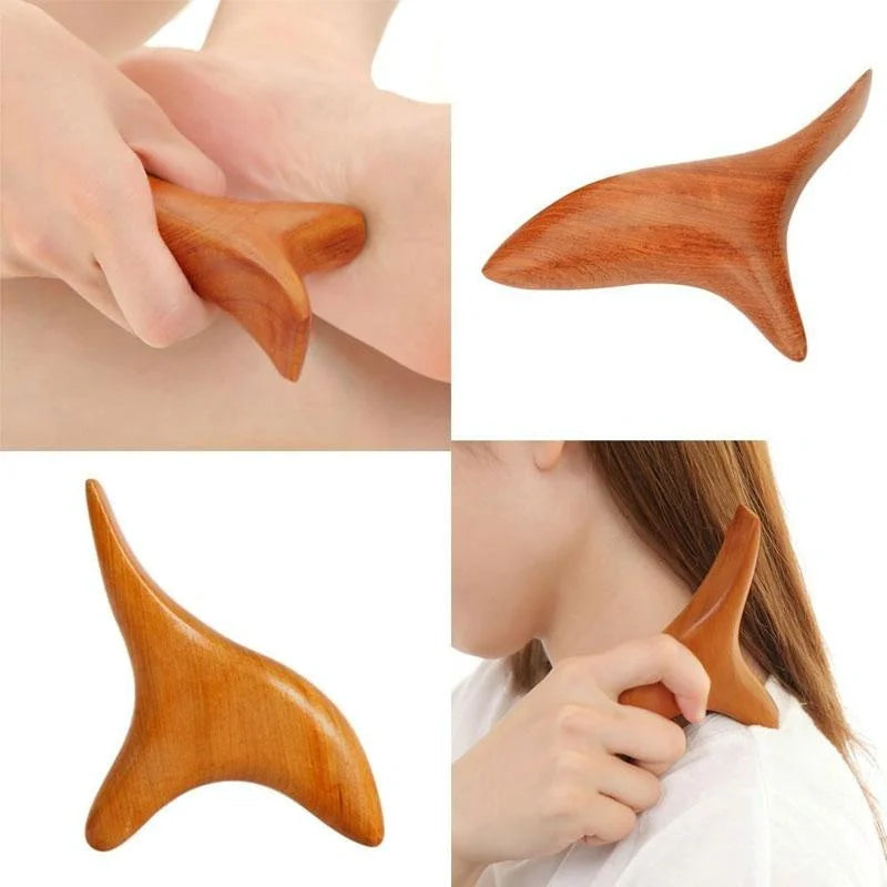 Wooden Trigeminal Massager For Body Relaxation - Health &