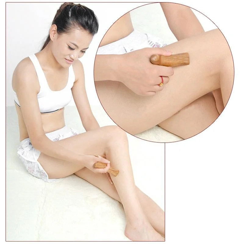 Wooden Trigeminal Massager For Body Relaxation - Health &
