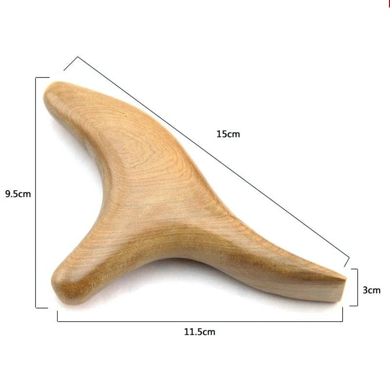 Wooden Trigeminal Massager For Body Relaxation - Health &