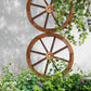 Wooden Wagon Wheel 2x diy 199