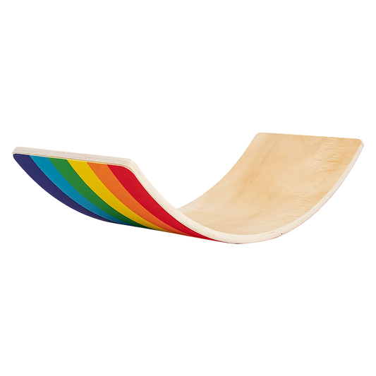 Wooden Wobble Balance Board for Kids Toddlers & Adults
