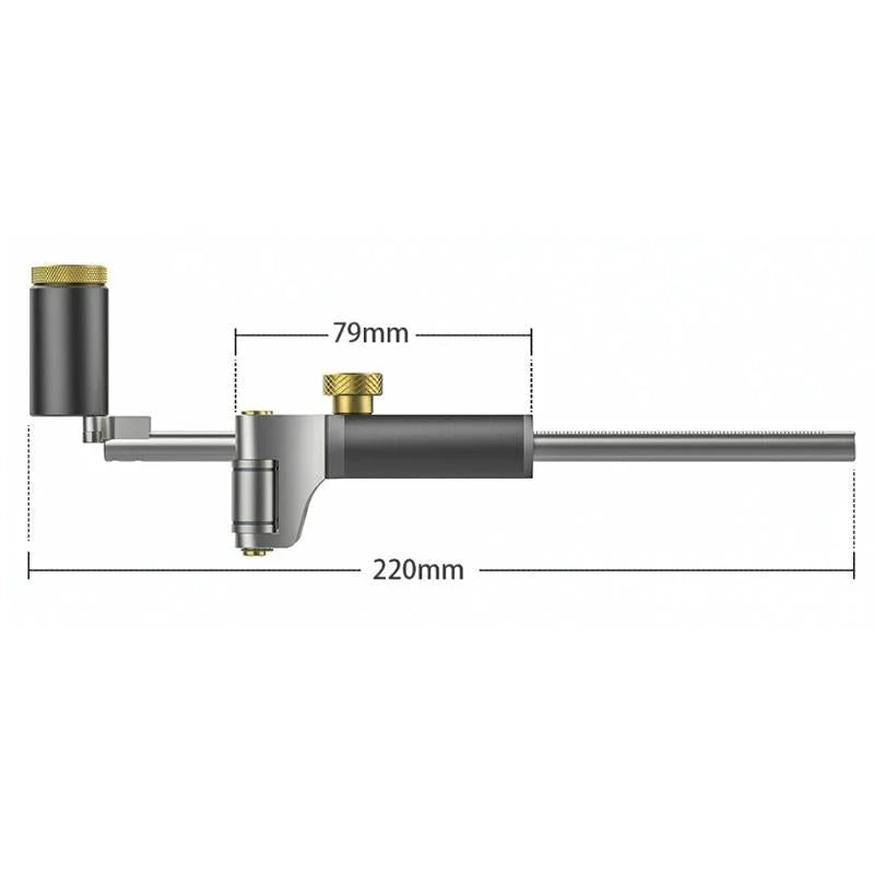 Woodworking Dual-purpose Straight and Arc Marker - Tools >