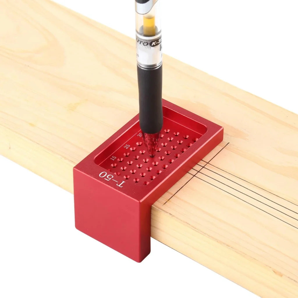 Woodworking L-shaped Ruler for Marking and Fixing - T50