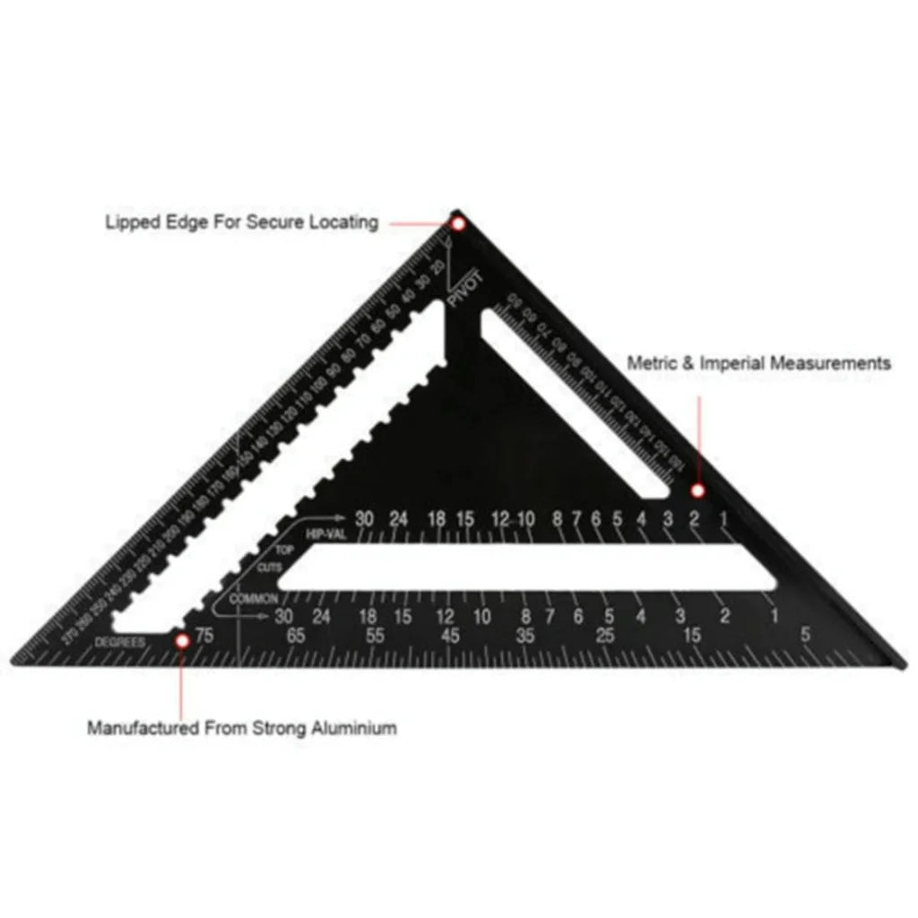 Woodworking Square Layout Gauge - Angle Ruler Measuring