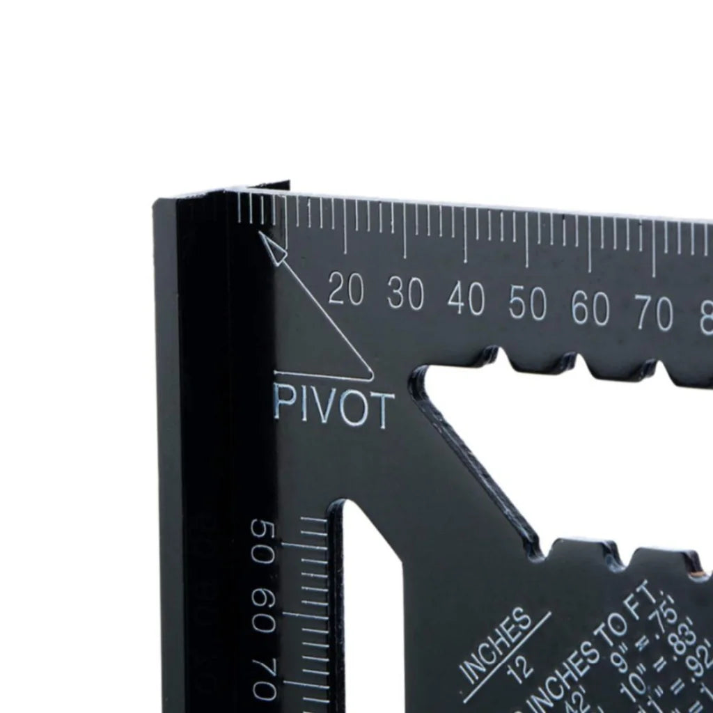 Measuring Layout Ruler Tool Woodworking Square Layout Gauge - Angle Ruler Measuring Tool - 7 Inch ...