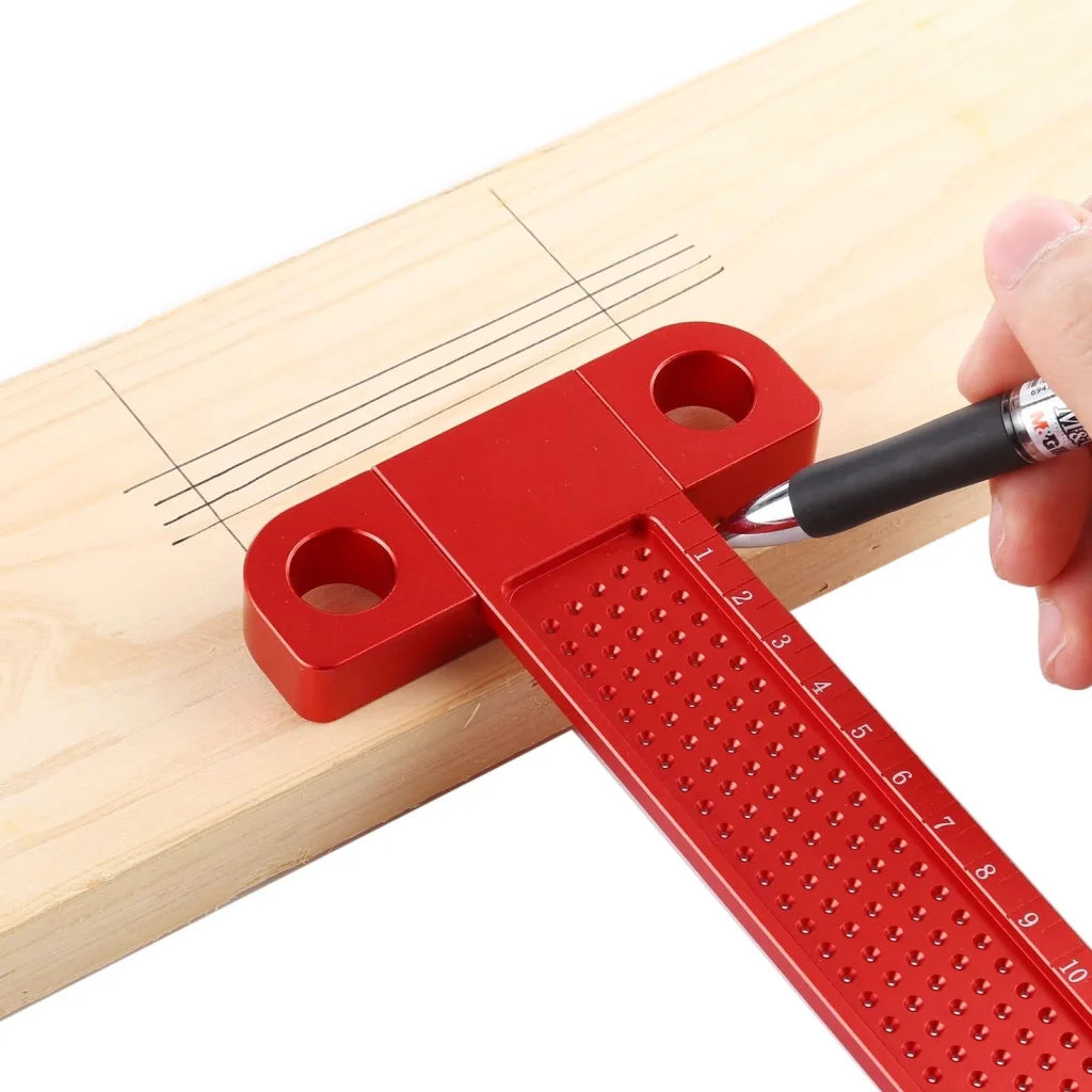 Woodworking T-shaped Hole Marking Ruler - T160 - Tools >