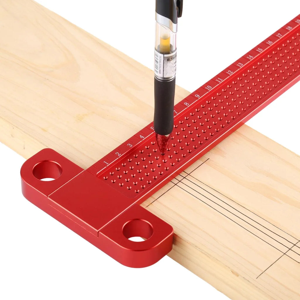 Woodworking T-shaped Hole Marking Ruler - T160 - Tools >