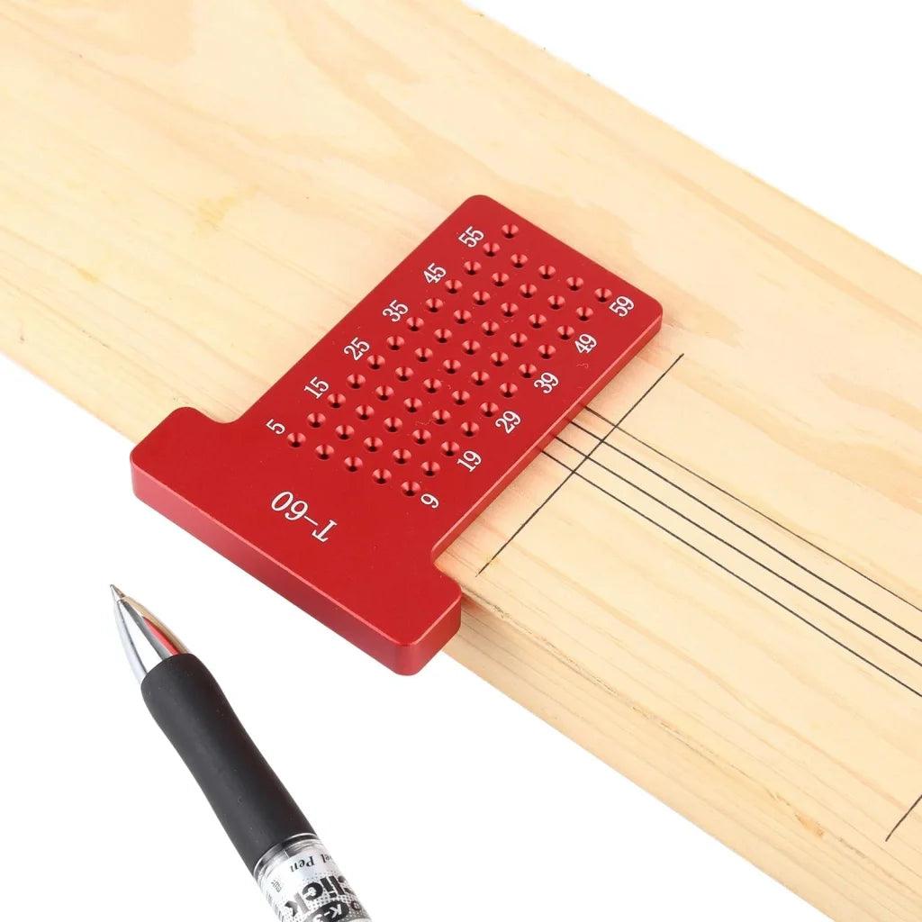 Woodworking T60 T-shaped Aluminum Ruler for Marking