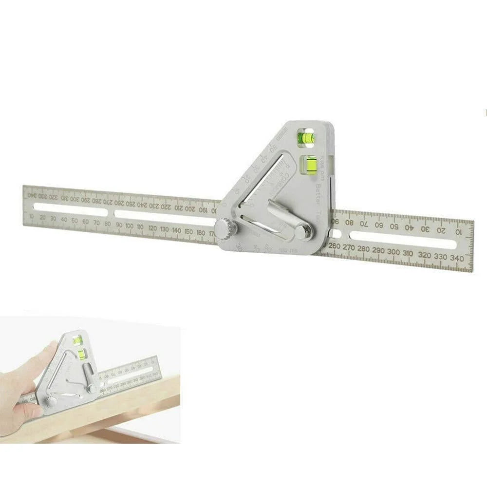 Woodworking Triangle Ruler - Multifunctional Measuring Tool