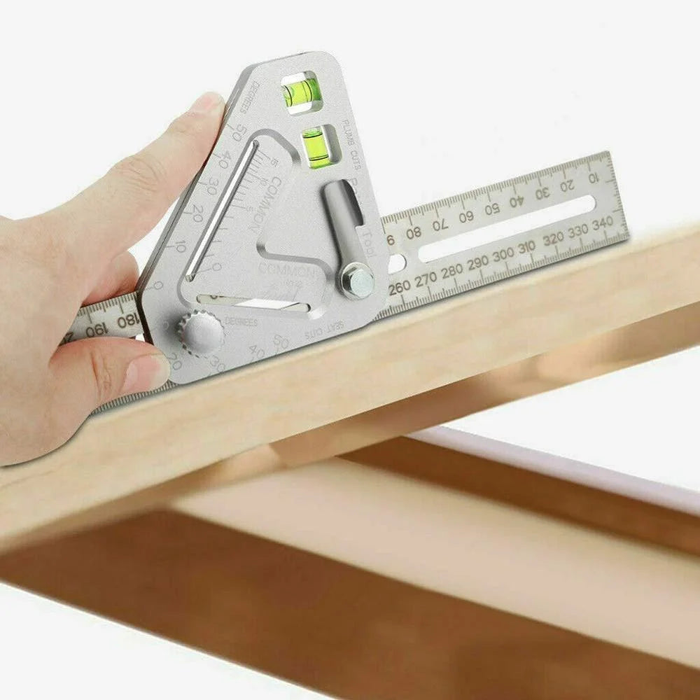 Woodworking Triangle Ruler - Multifunctional Measuring Tool