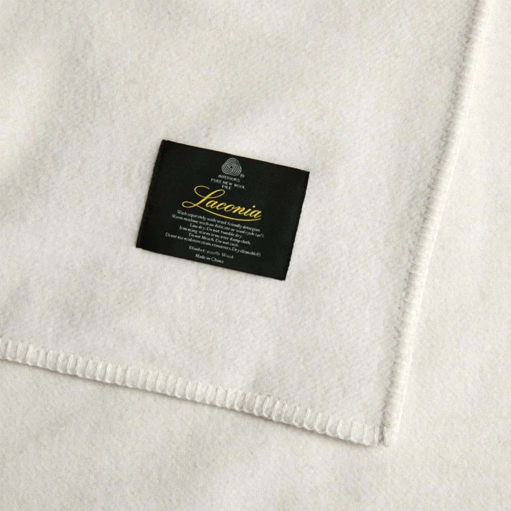 Wool Blanket King 400GSM Premium Australian Pure - Natural