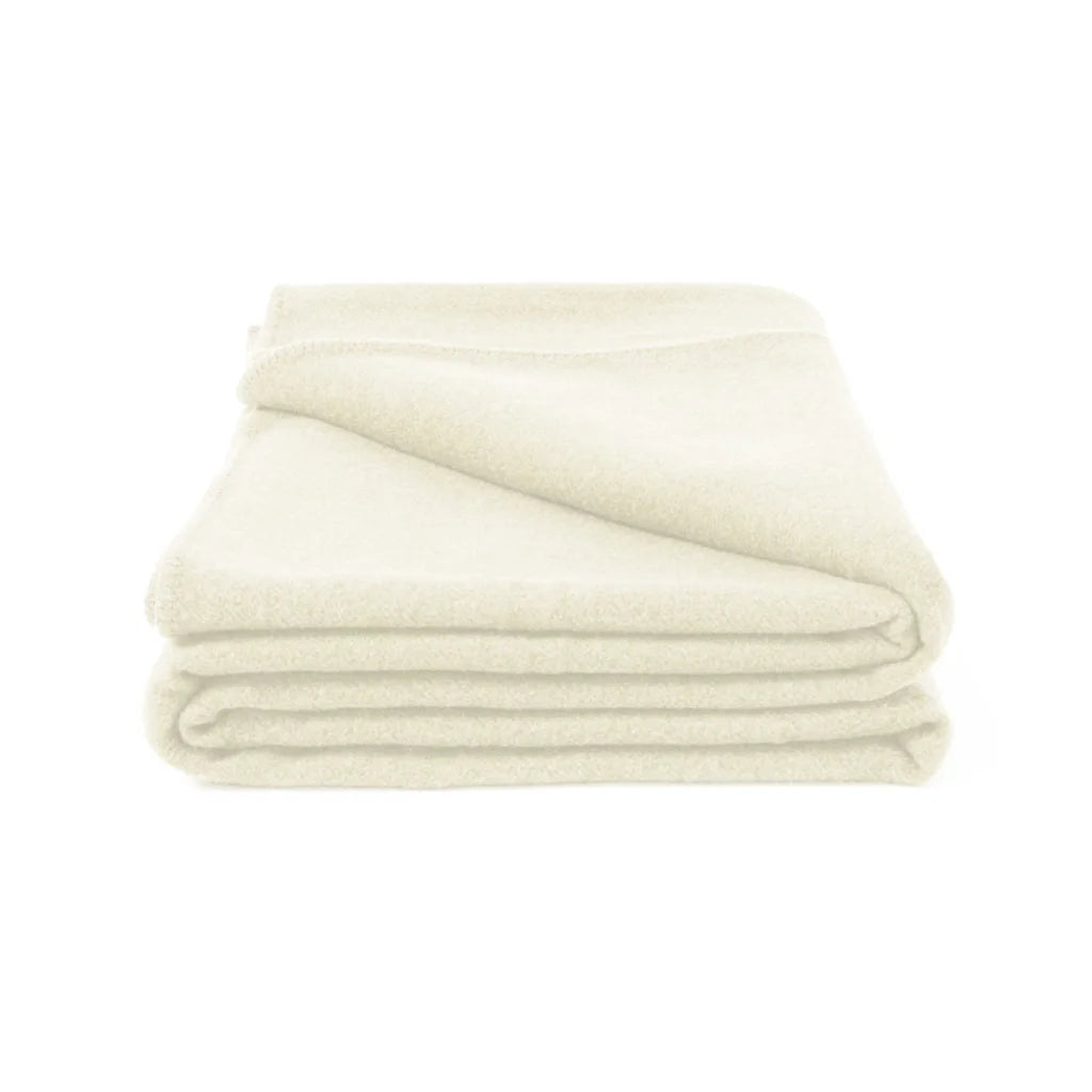 Wool Blanket Queen 400GSM Premium Australian Pure - Natural