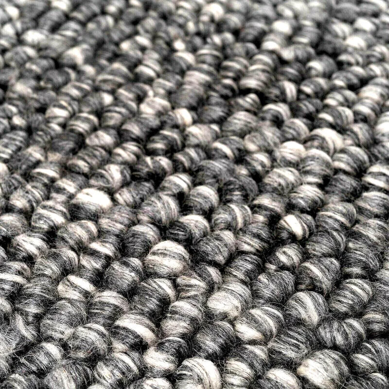 Wool Pebble Charcoal Lifestyle Rug 130x 180 cm - Home &