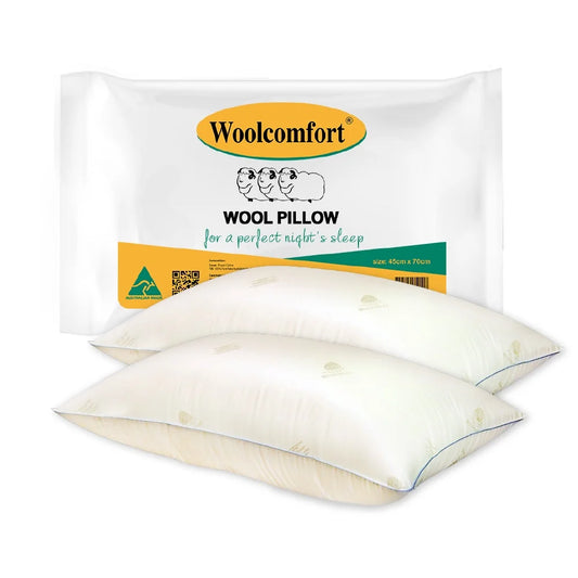 Woolcomfort Wool Pillows Australian Made Natural Health