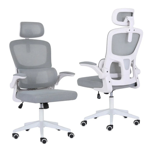 Work Office Chair - Lumber Support Flip-up Armrest