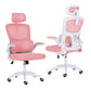 Work Office Chair - Lumber Support, Flip-up Armrest, Adjustable Headrest SITIO - Pink from Home My Garden