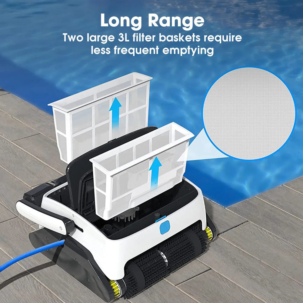 WYBOT Grampus 800 Robotic Pool Cleaner Automatic Vacuum