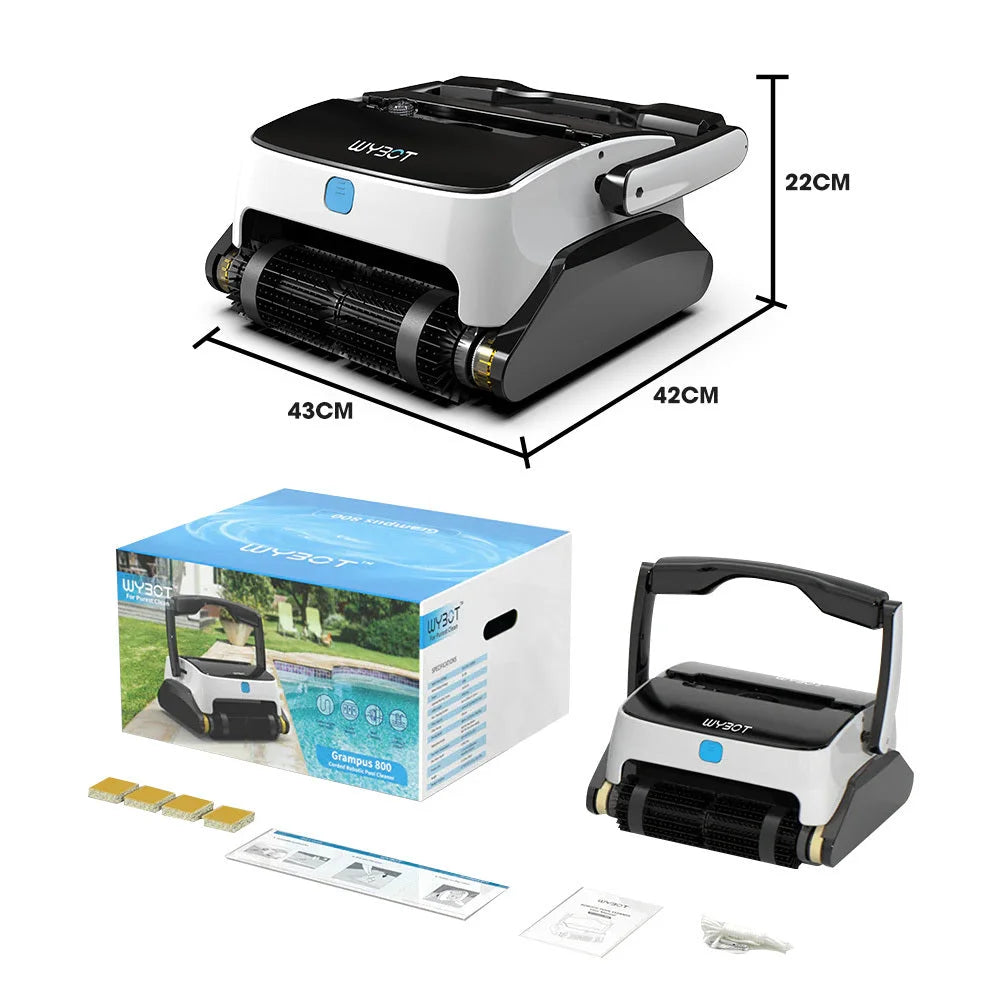 WYBOT Grampus 800 Robotic Pool Cleaner Automatic Vacuum