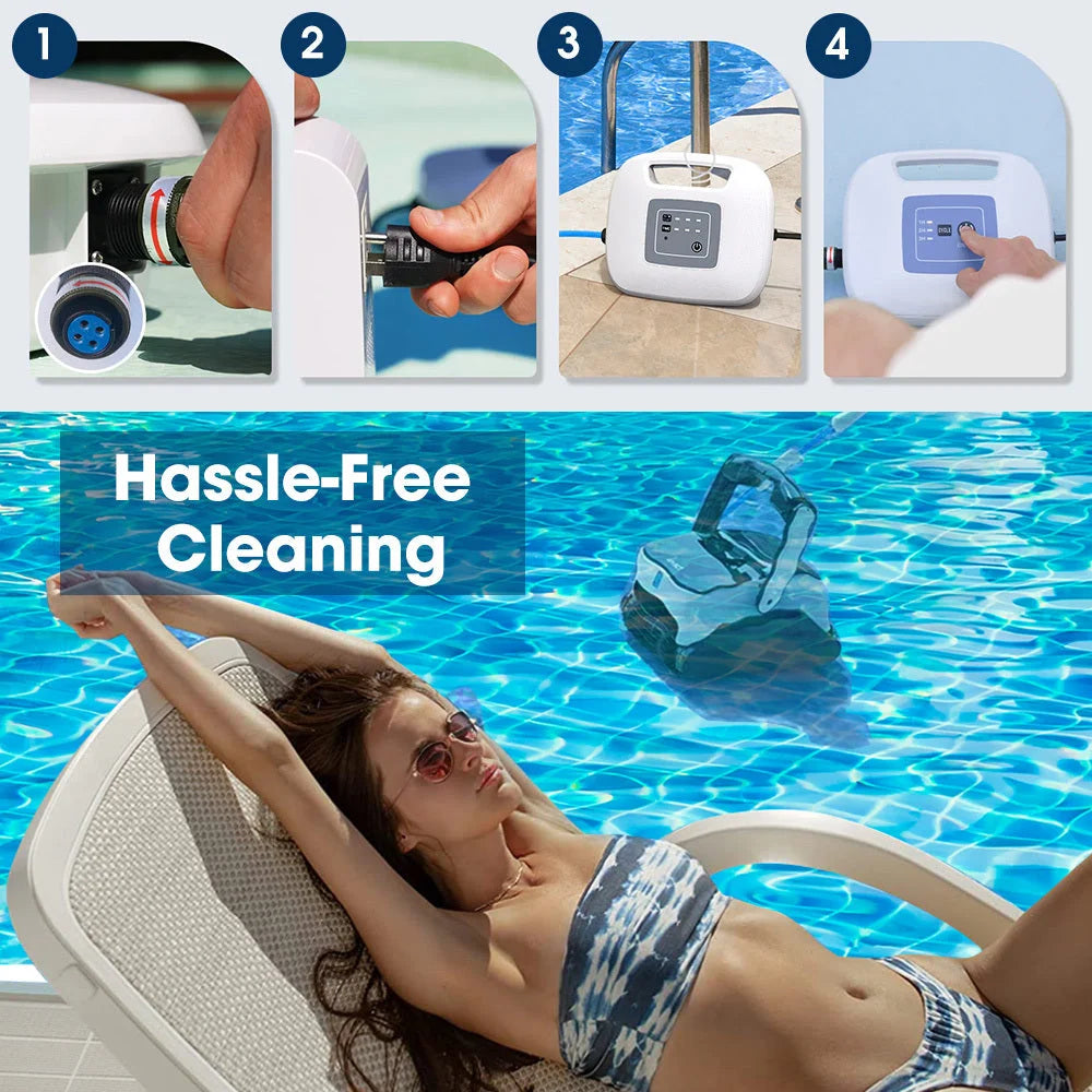 WYBOT Grampus 800 Robotic Pool Cleaner Automatic Vacuum