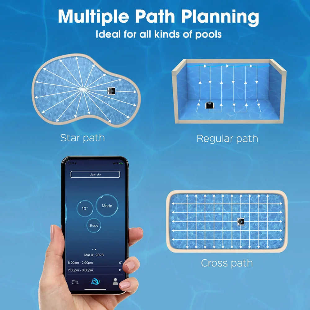 WYBOT Osprey 700 Pro Cordless Robotic Pool Cleaner